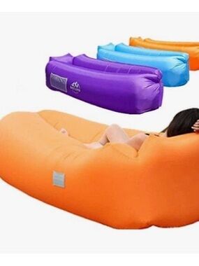 Wekapo inflatable lounger, orange